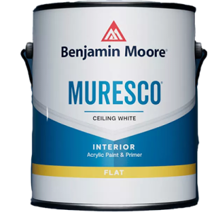 Paint Can of Benjamin Moore Muresco Interior Acrylic Paint and Primer