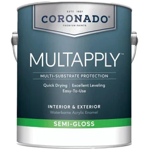 Paint can of Multapply™ Waterborne Acrylic Enamel paint