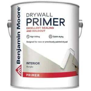 Paint Can of Benjamin Moore Drywall Primer