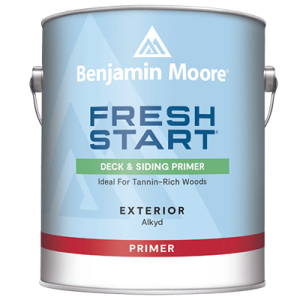 Paint can of Benjamin Moore Fresh Start® Premium Paint