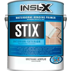 Paint can of Benjamin Moore Insl-X® Stix® Waterborne Bonding